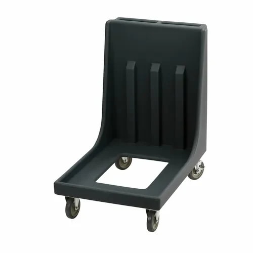 Cambro Camdolly CD1826MTC110 Open Frame Black Food Carrier Dolly With Handle — main image