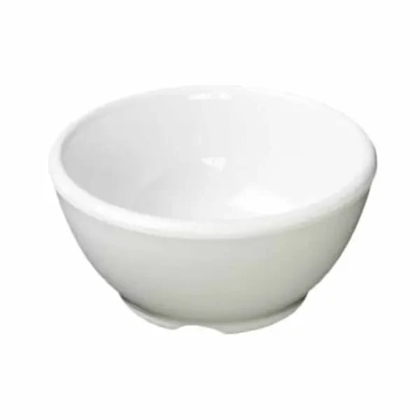 Thunder Group CR5804W White 10 oz. Melamine Soup Bowl | Case of 12 — main image