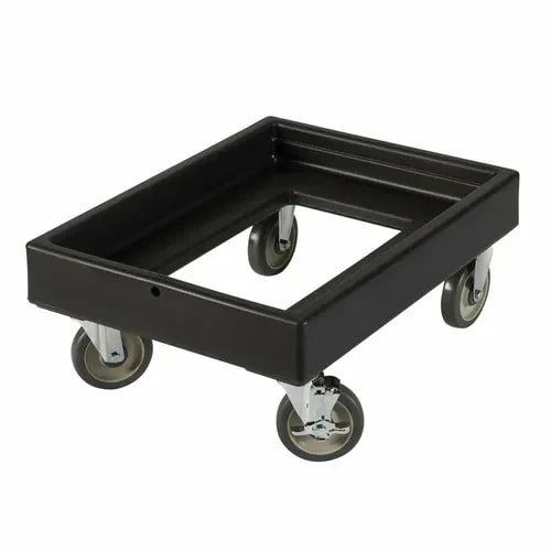 Cambro Camdolly CD300110 Open Frame Black Food Carrier Dolly — main image