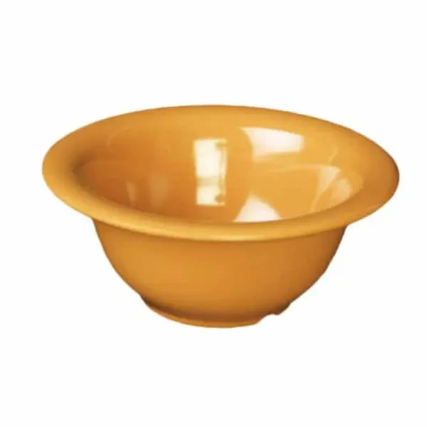 Thunder Group CR5510YW Yellow 10 oz. Melamine Soup Bowl | Case of 12 — main image