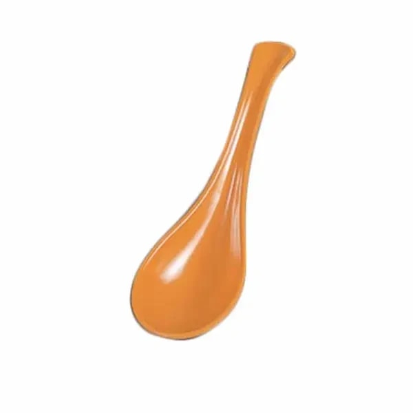 Thunder Group 7000Y Yellow 1 oz. Melamine Serving Spoon | Case of 60 — main image