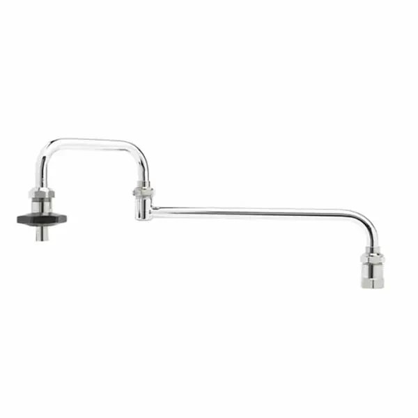 T&S B-0585 Single Hole Wall Mount Double-Jointed 18" Pot Filler Spout Nozzle — main image