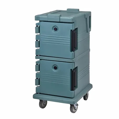 Cambro Ultra Cam Cart UPC600401 Insulated Slate Blue Front Loader Food Carrier — main image