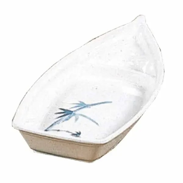 Thunder Group 8006BB Blue Bamboo 54 oz. Sushi Boat | Case of 12 — main image