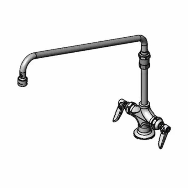 T&S B-0270-144XVF22 Single Hole Double Pantry Mixing Faucet — main image