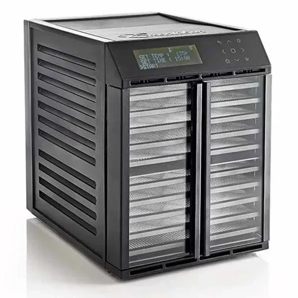Excalibur RES10 10-Tray Dual Temperature Food Dehydrator with Digital Controls and Clear Doors — main image