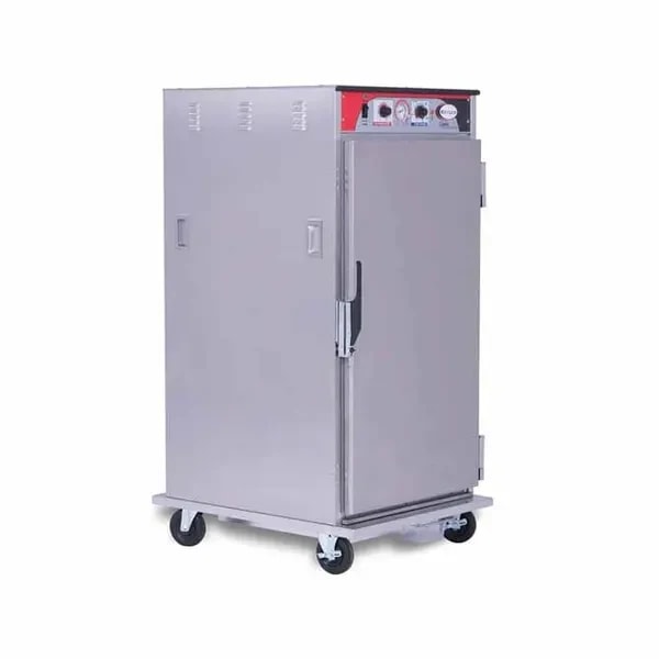 BevLes HCSS60W91 Insulated Solid Door 3/4 Height Heated Holding Cabinet 28"W — main image