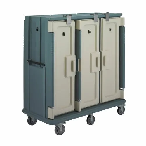 Cambro MDC1418T30401 Slate Blue Meal Delivery Cart — main image