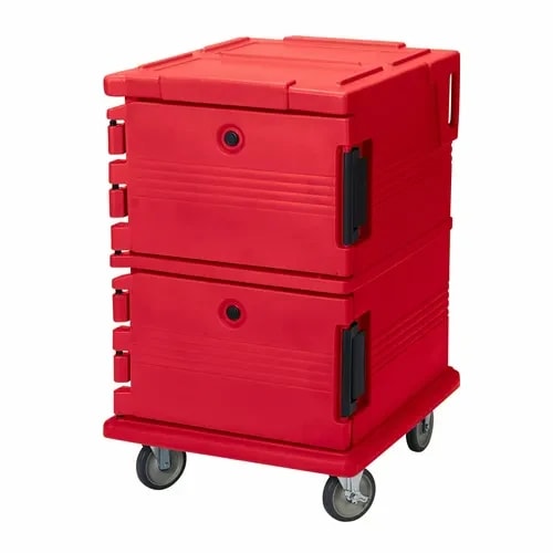 Cambro Ultra Cam Cart UPC1200158 Insulated Hot Red Front Loader Food Carrier — main image