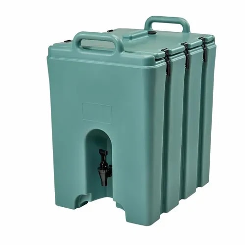 Cambro Camtainer 1000LCD401 11-3/4 Gallon Insulated Slate Blue Beverage Dispenser — main image