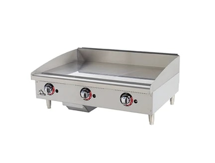 Star 636TCHSF Star-Max® Series Gas Countertop Griddle 36 Inch Wide Thermostatic Control Rectangle Chrome Plated 1 Inch Thick Plate Medium-Duty — Propane, 84900 BTU — main image