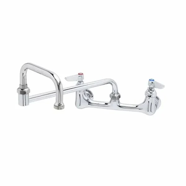 T&S B-0266-CR-SC 8" Double Pantry Mixing Faucet — main image