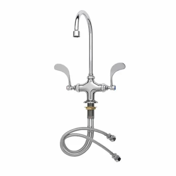 T&S B-0301-W4-QT-WS Single Hole Deck Mount Pantry Faucet — main image