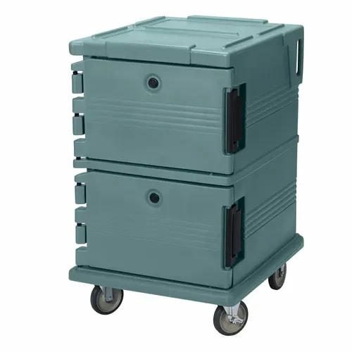 Cambro Ultra Cam Cart UPC1200192 Insulated Granite Green Front Loader Food Carrier — main image