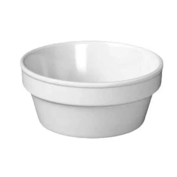 Thunder Group NS503W NuStone White 4 oz. Melamine Ramekin | Case of 12 — main image