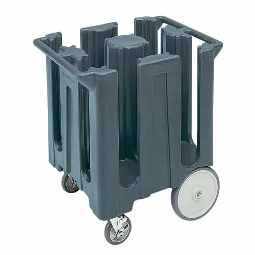 Cambro DC825191 Polyethylene 4 Granite Gray Dish Caddy With 4 Dividers — main image