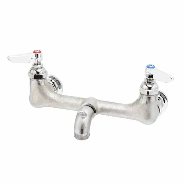 T&S B-0673-POL 8" Wall Mount Service Sink Faucet — main image