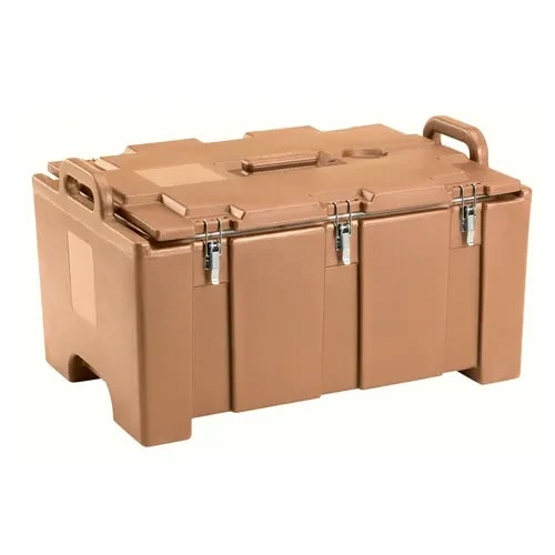 Cambro Camcarrier 100MPC157 Coffee Beige Top Loader 8" Deep — main image