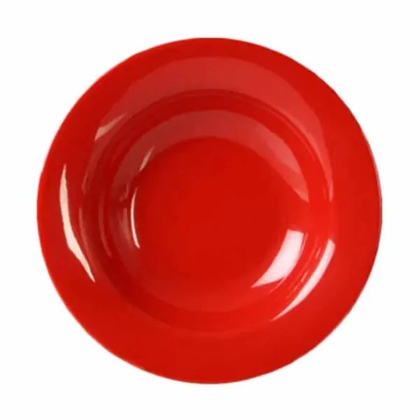Thunder Group CR5077PR Pure Red 8 oz. Melamine Salad Bowl | Case of 12 — main image