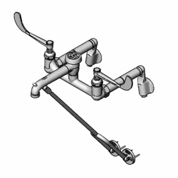 T&S B-0655-02 Wall Mount Service Sink Faucet — main image
