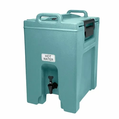 Cambro Camtainer UC1000401 10-1/2 Gallon Insulated Slate Blue Beverage Dispenser — main image
