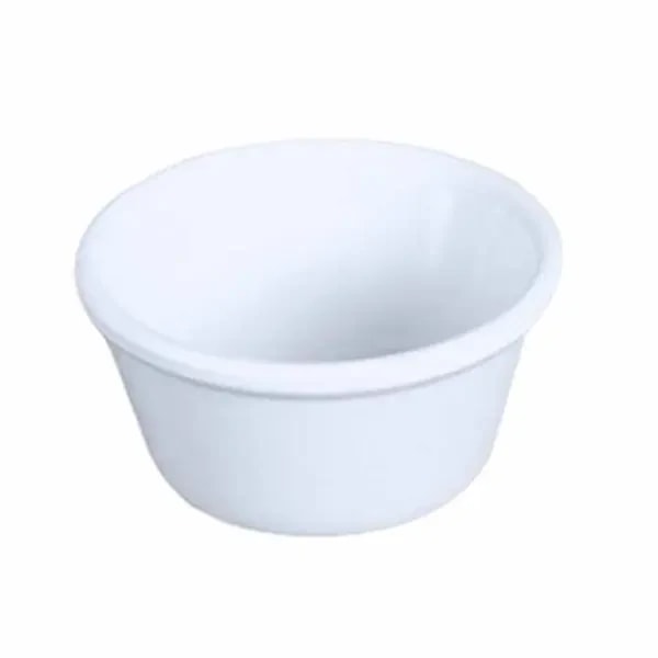 Thunder Group ML539W1 White 6 oz. Melamine Ramekin | Case of 12 — main image