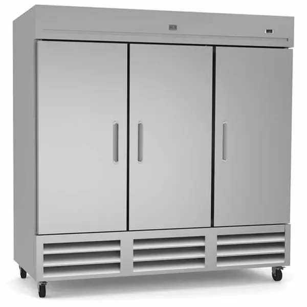 Kelvinator KCHRI81R3DR 72 cu. ft. 3-Door Bottom Mount Reach-In Refrigerator 81"W — main image