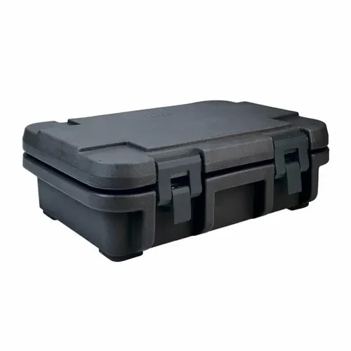 Cambro Ultra Pan Carrier UPC140110 Black Top Loader 4" Deep — main image