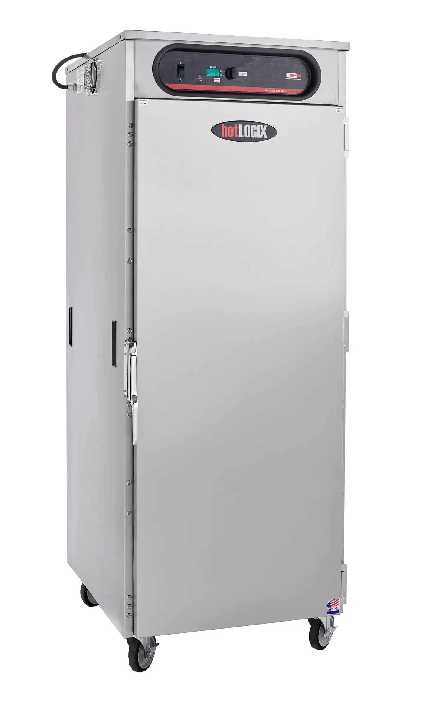 Carter-Hoffmann® hotLOGIX® Series HL8-18 Freestanding Heated Holding Cabinet Max (8) 12" x 20", 18" x 26" Trays Standard Style — 120V, 1PH — main image