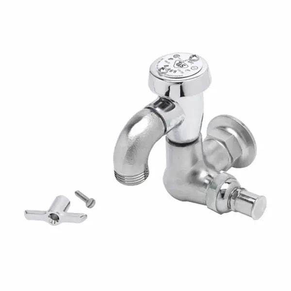 T&S B-0720-RGH Single Hole Wall Mount Sill Faucet — main image