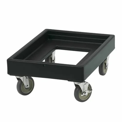 Cambro Camdolly CD100110 Open Frame Black Food Carrier Dolly — main image