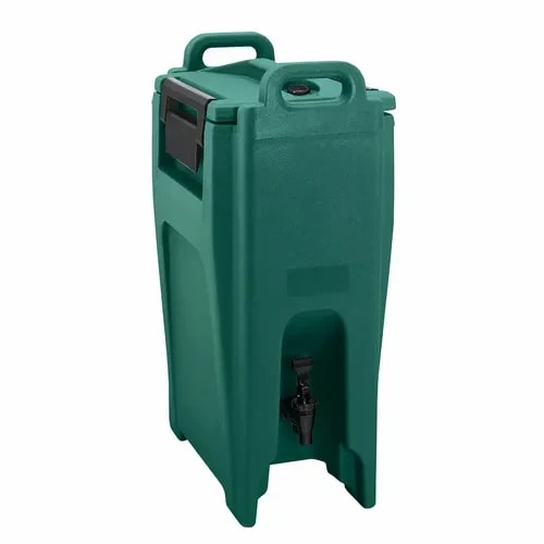 Cambro Camtainer UC500519 5-1/4 Gallon Insulated Kentucky Green Beverage Dispenser — main image
