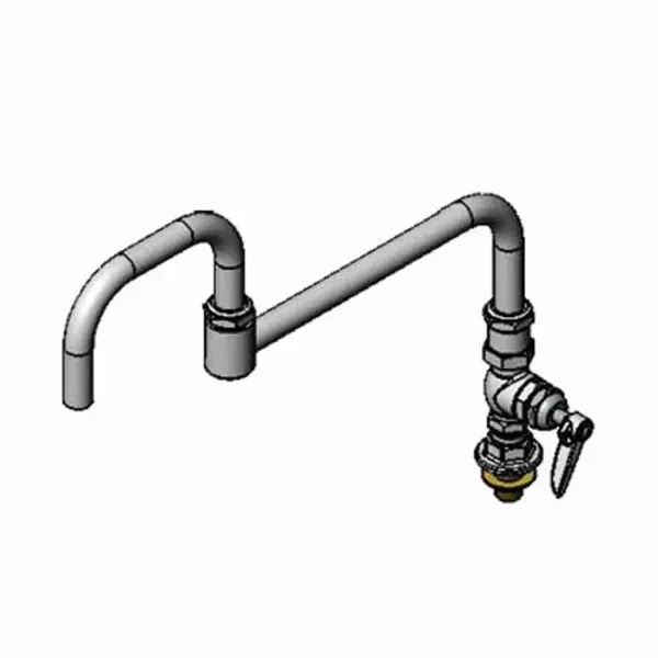 T&S B-0296-18DJ-CKP Single Hole Deck Mount Pantry Faucet — main image