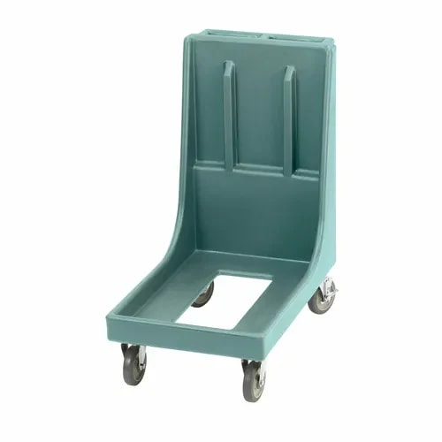 Cambro Camdolly CD100H401 Open Frame Slate Blue Food Carrier Dolly With Handle — main image