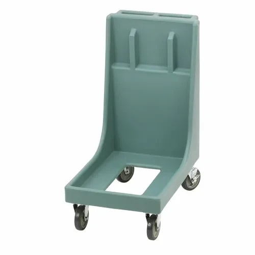Cambro Camdolly CD300H401 Open Frame Slate Blue Food Carrier Dolly With Handle — main image