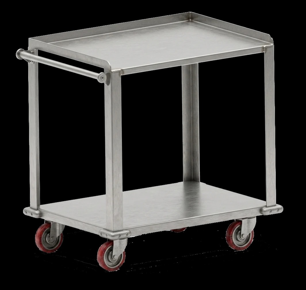 Carter-Hoffmann® UC2S2433 Tray Cart 36 Inch X 21 Inch X 36.75 Inch 2 Shelf — main image
