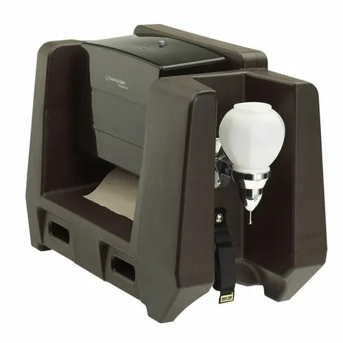 Cambro HWATD131 Dark Brown Handwashing Sation — main image