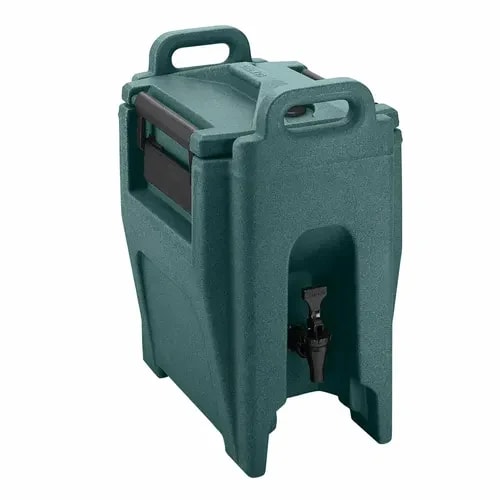 Cambro Camtainer UC250192 2-3/4 Gallon Insulated Granite Green Beverage Dispenser — main image
