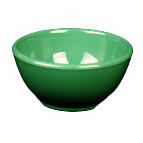 Thunder Group CR5804GR Green 10 oz. Melamine Soup Bowl | Case of 12 — main image
