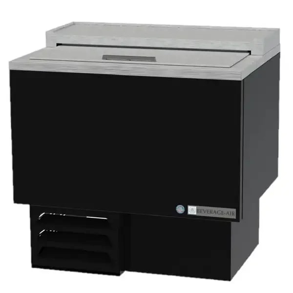 Beverage-Air GF34HC-B 7.44 cu. ft. Glass and Plate Froster 34"W — main image