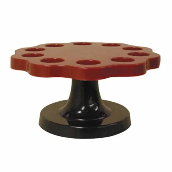 Thunder Group 53 Plastic Sushi Hand Roll Rack with 10 Cavities — main image