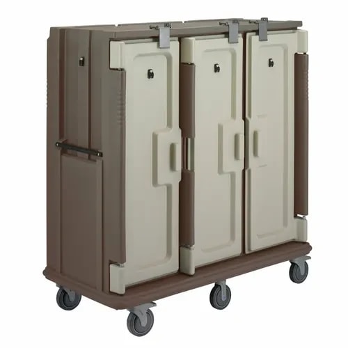 Cambro MDC1418T30194 Granite Sand Meal Delivery Cart — main image