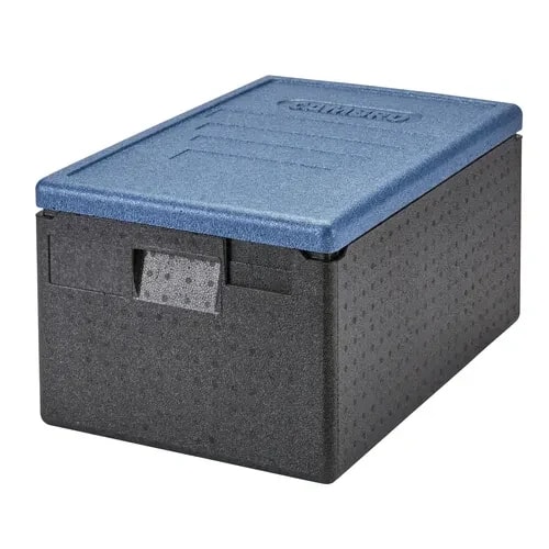 Cambro Gobox EPP180CLSW362 Black Top Loader 8" Deep — main image