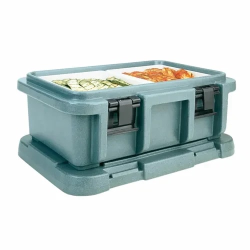 Cambro Ultra Pan Carrier UPC160401 Slate Blue Top Loader 6" Deep — main image