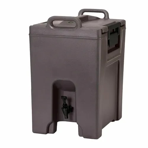Cambro Camtainer UC1000194 10-1/2 Gallon Insulated Granite Sand Beverage Dispenser — main image