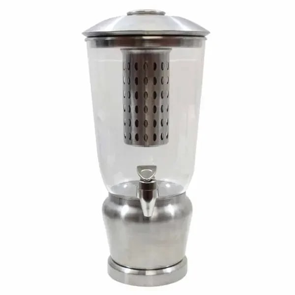 Tablecraft 7515 1-1/4 Gallon Cold Beverage Dispenser with Infuser and Ice Core — main image