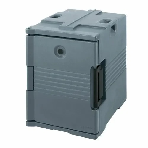 Cambro Ultra Pan Carrier UPC400191 Insulated Granite Gray Front Loader Food Carrier — main image