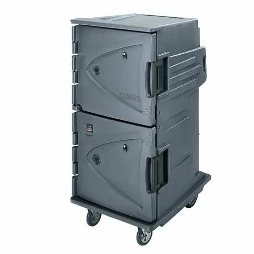 Cambro Camtherm CMBH1826TBF191 Granite Gray Hot Cart — main image