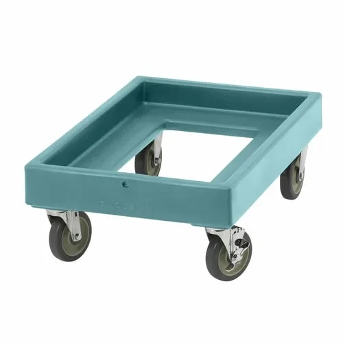 Cambro Camdolly CD300401 Open Frame Slate Blue Food Carrier Dolly — main image