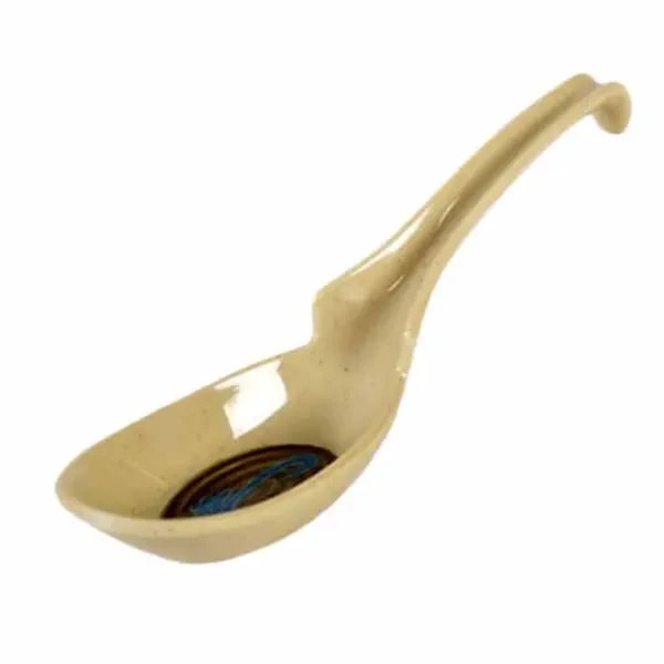 Thunder Group 7100J Wei 1 oz. Melamine Asian Soup Spoon | Case of 60 — main image